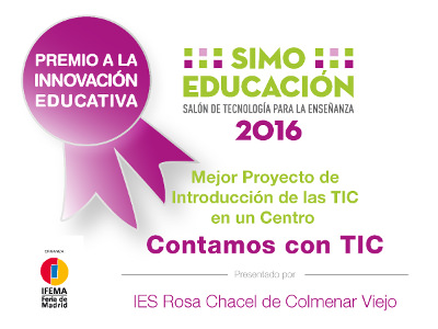 Premio SIMO 2016 al Mejor proyecto de integración de las TIC en un centro